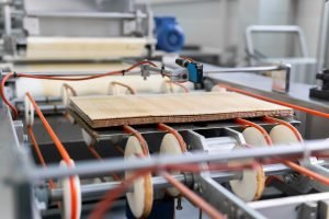 interruttore fotoelettrico nell'industria tessile